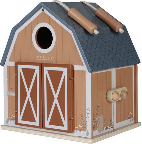 Little Dutch Little Farm Căsuță de păpuși din lemn