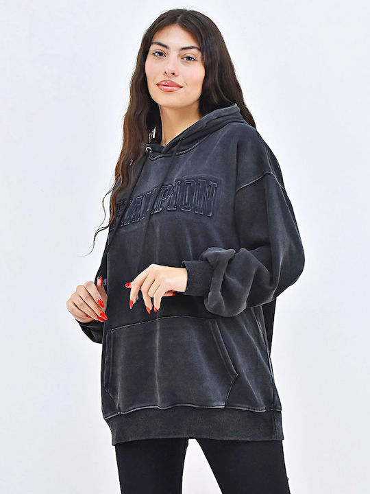 Beltipo Women's Hooded Sweatshirt BLACK