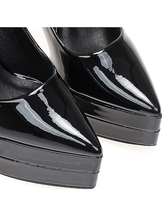 Tsoukalas Pantofi cu toc cu Toc Stiletto Negre
