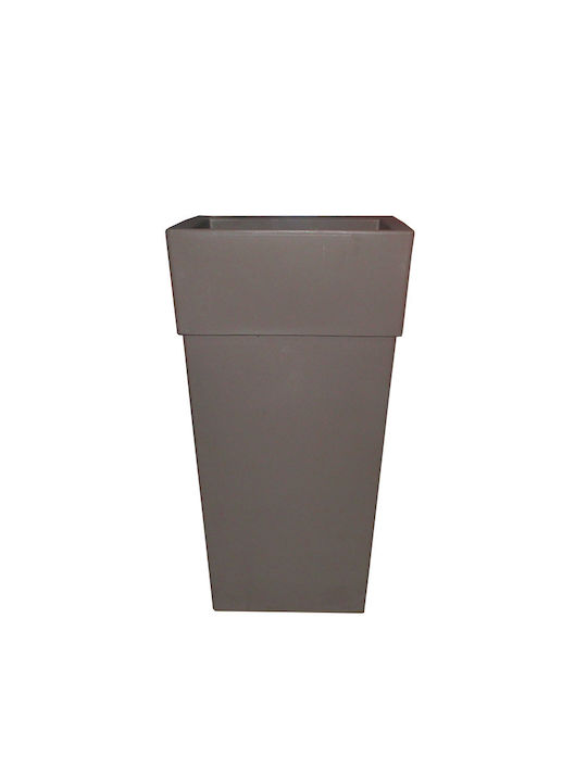 Bama Ghiveci Plastic Grey-Brown 50x50x87.5cm.