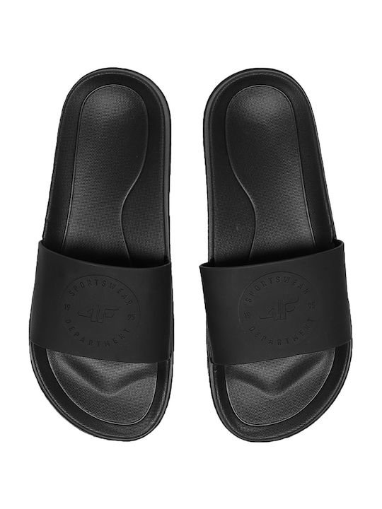 4F Frauen Flip Flops in Schwarz Farbe