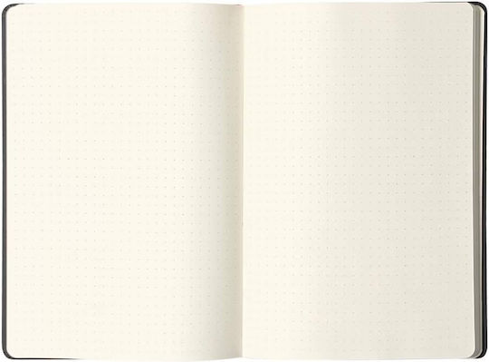Rhodia Notebook 96 Sheets A5 with Dots and Elastic Black
