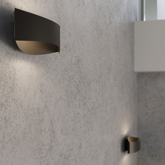 Sollux Modern Lamp Wall with Socket G9 Black 15x15x15cm
