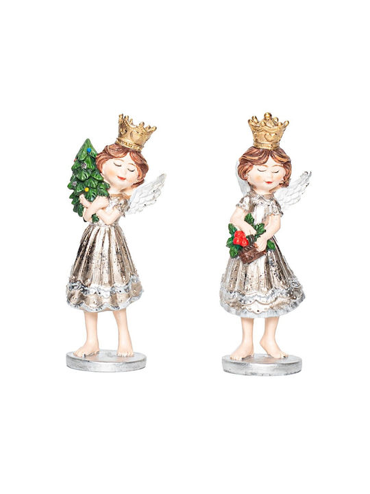 Eurolamp Christmas Plastic Figure Cherub Length 4cm 4pcs