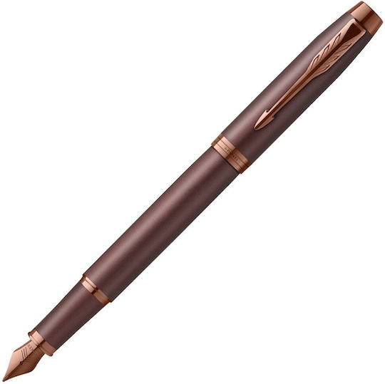 Parker Desk Set with Notebook and Pen IM Monochrome Burgundy 2pcs Nibs Fine