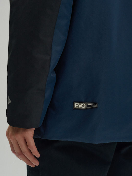 Winter Jacke Marineblau