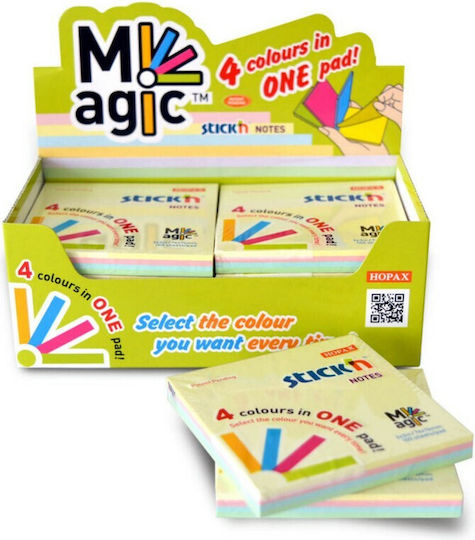 Salko Paper Sticky Note Pads in Cube 100 Sheets 7.6x7.6pcs