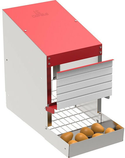 Copele Galvanized Nesting Box for Hens 26x50x26cm