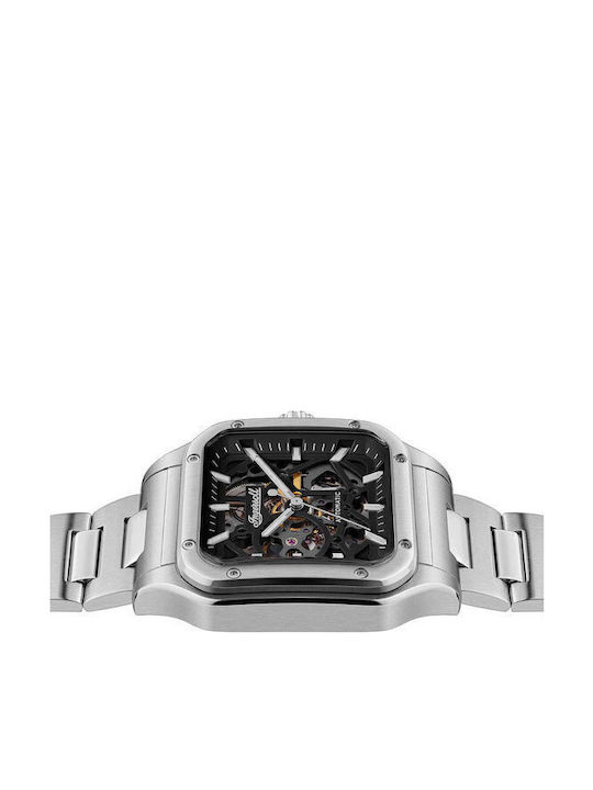 Ingersoll Men's Watch 42mm Automatic with Silver Metal Bracelet