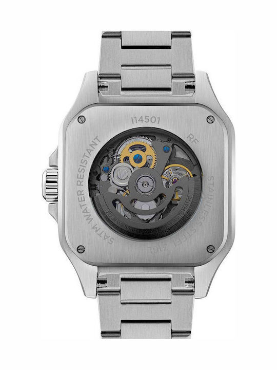 Ingersoll Men's Watch 42mm Automatic with Silver Metal Bracelet