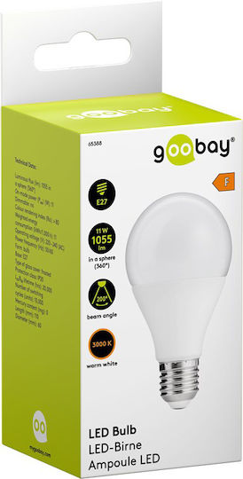 Goobay Λάμπα LED 11W 110mm για Ντουί E27 Θερμό Λευκό 1055lm