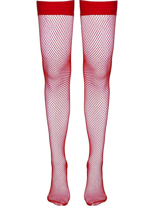 Cottelli Collection Sexy Κάλτσες Κόκκινες