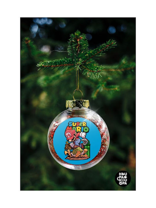 Weihnachtshänger Kugel Ornament Plastik Grün 8cm