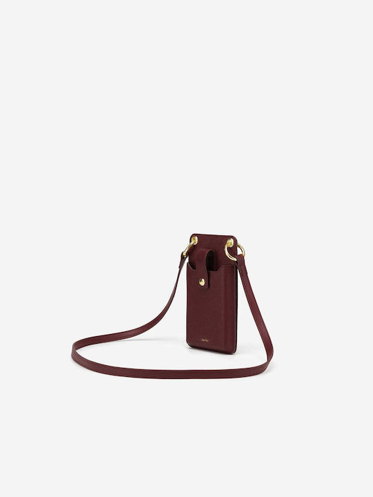 JW PEI Women's Mobile Phone Bag Burgundy