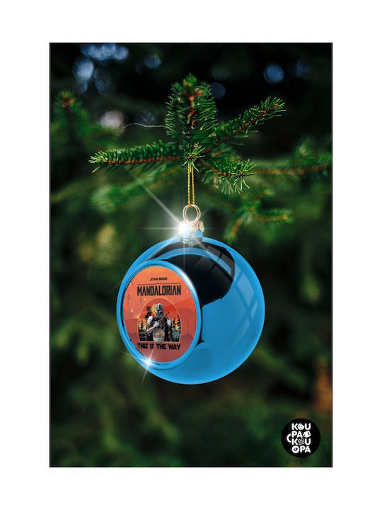 Christmas Ball Ornament Blue