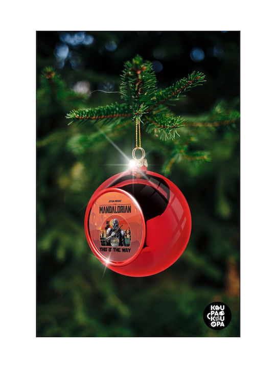 Christmas Ball Ornament Red