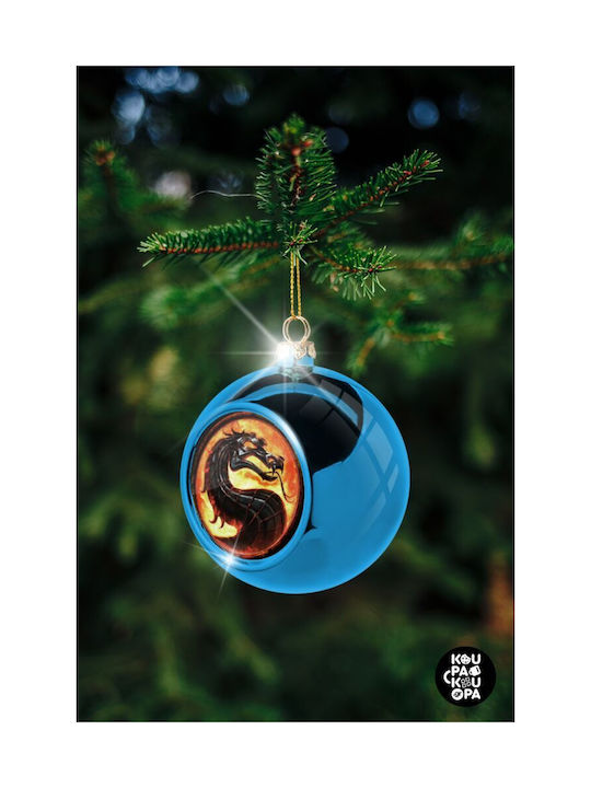 Weihnachtshänger Kugel Ornament Blau