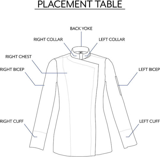 Clement Design Mantel Koch Damen Weiß mit Kurzärmelig