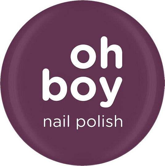 OhBoy Glossy Βερνίκι Νυχιών ΜΩΒ ΜΕΛΙΤΖΑΝΙ
