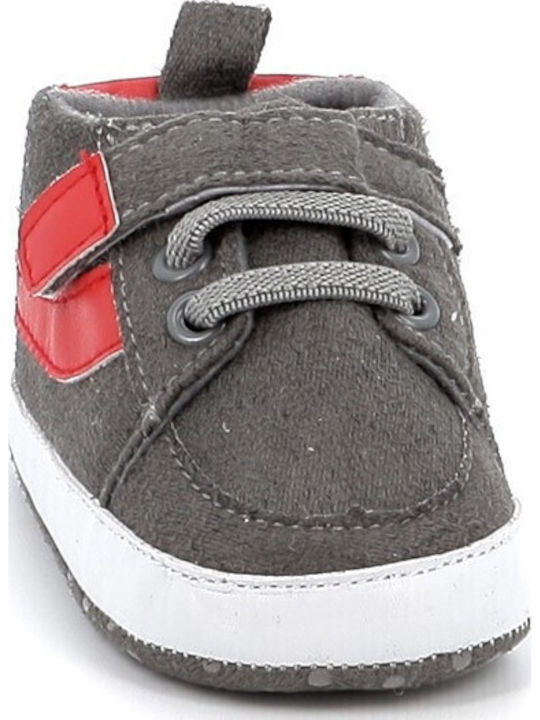 Happy Baby Βρεφικά Sneakers Αγκαλιάς Γκρι