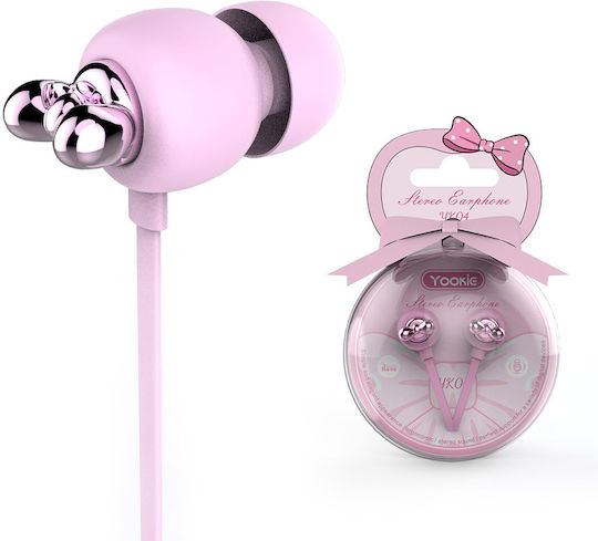 Yookie 20643 In-ear Handsfree με Βύσμα 3.5mm Λευκό