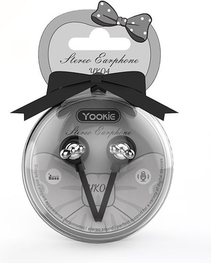 Yookie 20643 In-ear Handsfree με Βύσμα 3.5mm Λευκό