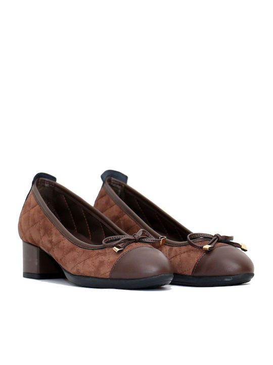 Anteos Leather Brown Low Heels