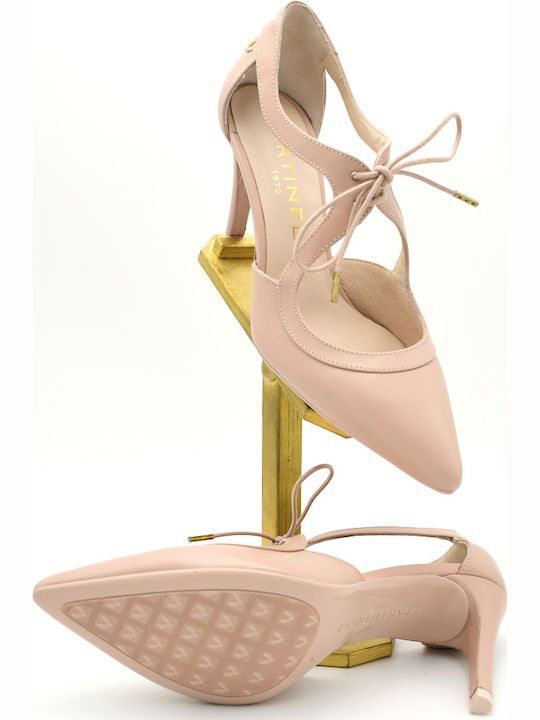 Pantofi cu toc Roz