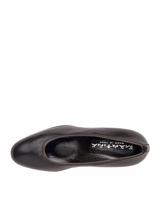 Leder Pumps Braun