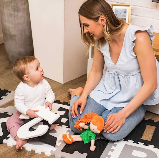 Babyono Puzzle de podea educativ pentru copii 10buc