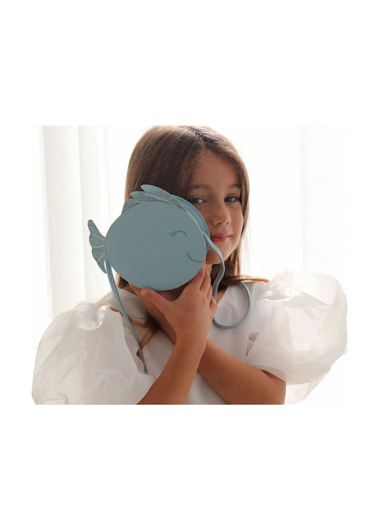 Yuko.B Kinder Rucksack Umhängetasche Blau 16cmx15cmcm