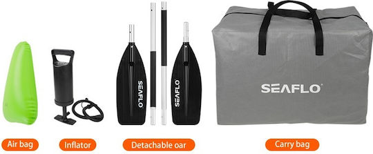 Seaflo SM95.041 Пластмасов Каяк Плажна чанта 1 лице Зелен