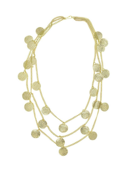Traditional Kids Costume Samos with Porphyra with 3 Rows Necklace