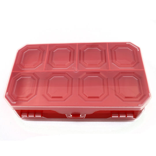 Organizator pentru Compartimentul de Unelte 10 Locuri Roșie 23x12.5x5cm.