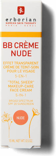 Erborian BB Creme Nude Cream Face Day with SPF20 15ml