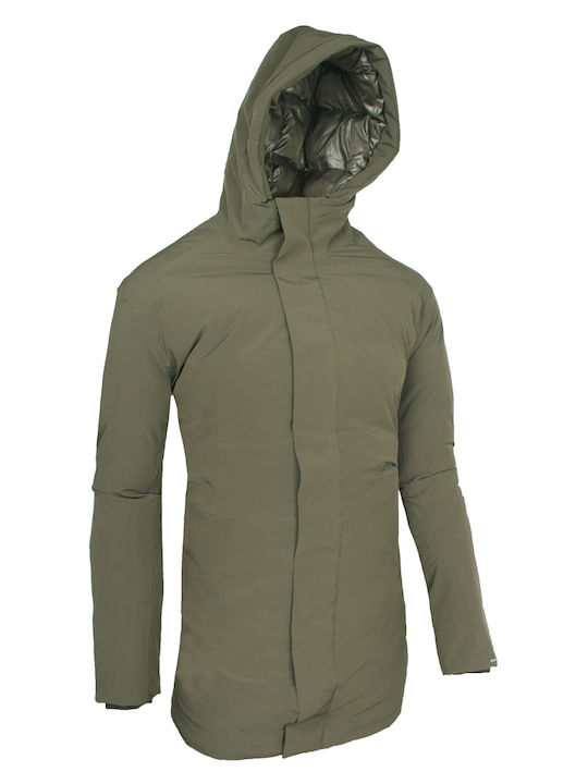 Jack & Jones Men's Winter Parka Jacket Khaki