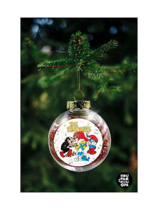 Weihnachtshänger Kugel Ornament Durchsichtig 8cm