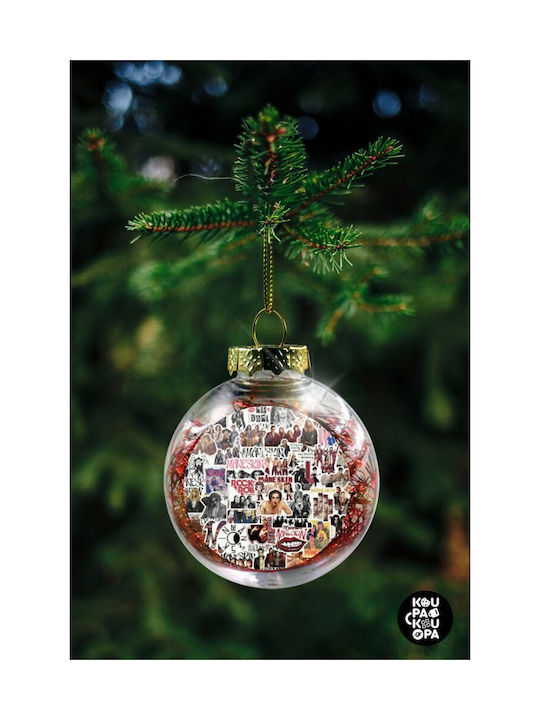 Christmas Ball Ornament Transparent 8cm