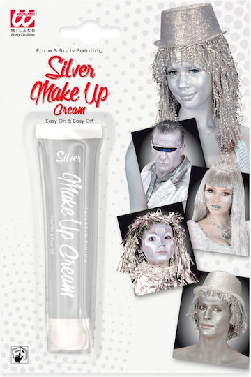 Carnival Makeup Tube Make Up Silver Carnival Face Painting Silver