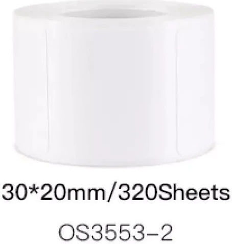 Niimbot 320 Selbstklebende Etikettenrollen 30x20mm 1Stück