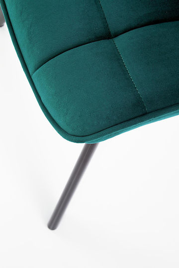 K332 Καρέκλα Τραπεζαρίας Βελούδινη Turquoise 46x61x84εκ.