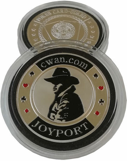 Pokeritems Tablett für Pokerchips Metallisch 1Stück