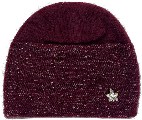 Knitted Beanie Cap Red