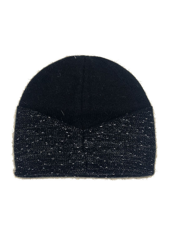 Beanie Beanie Knitted in Black color