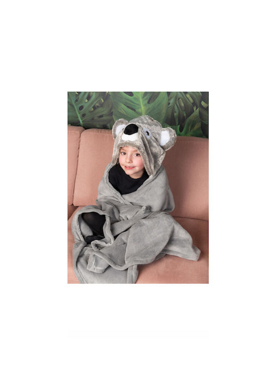 Noxxiez Комплект за деца Fleece 130x130бр Gray