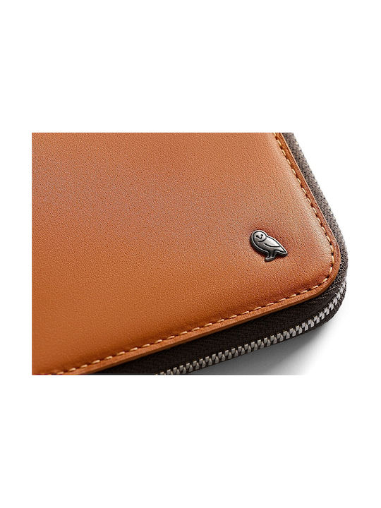 Wtfb Men's Wallet Travel Brown