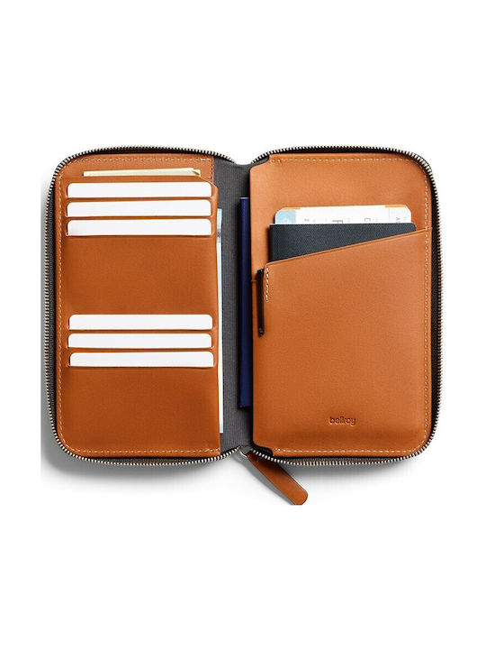 Wtfb Men's Wallet Travel Brown