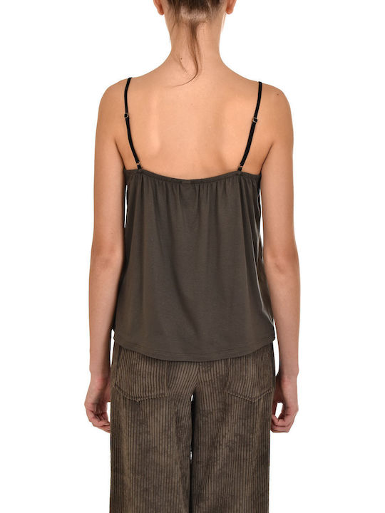Women's Blouse Sleeveless Green