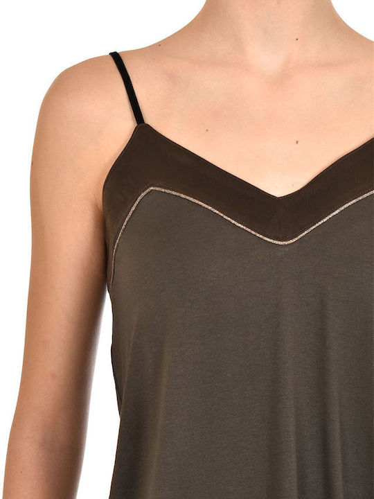 Women's Blouse Sleeveless Green