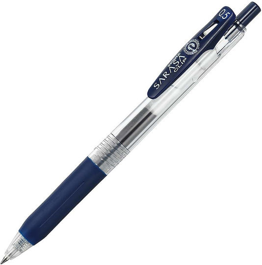 Zebra Pen Gel 0.5mm Blue with Blue Ink